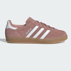 Adidas gazelle, fig color, size 8